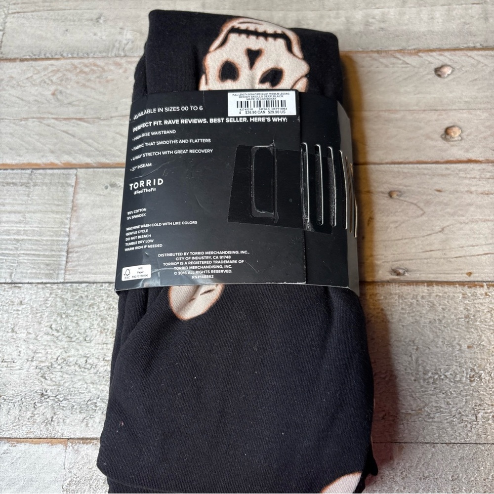 (Sold) Full Length Signature Waist Premium Moody Skulls Leggings 4X (26) - Picture 6 of 12